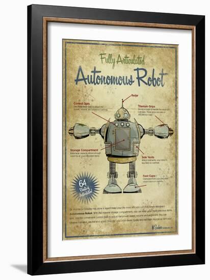 Autonomous Robot-Michael Murdock-Framed Giclee Print