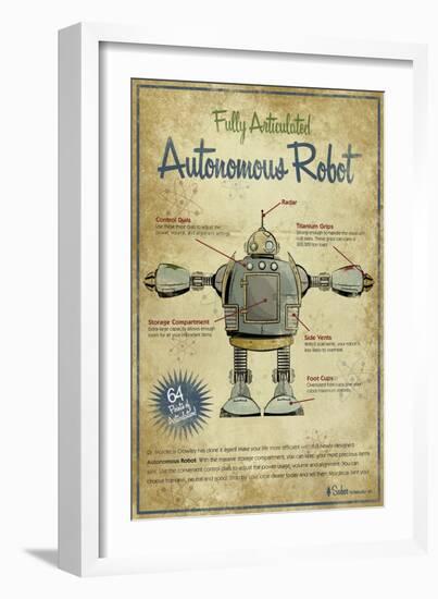 Autonomous Robot-Michael Murdock-Framed Giclee Print