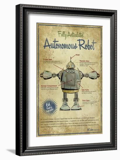 Autonomous Robot-Michael Murdock-Framed Giclee Print