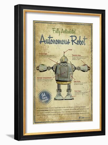Autonomous Robot-Michael Murdock-Framed Giclee Print