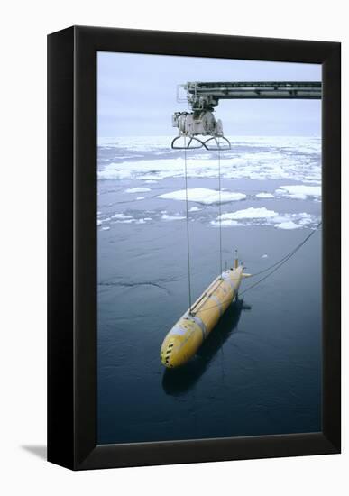 Autonomous Underwater Vehicle (Autosub)-David Vaughan-Framed Premier Image Canvas