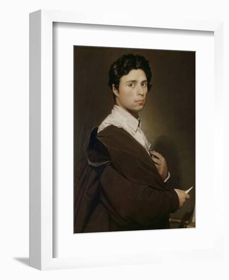 Autoportrait à l'âge de 24 ans-Jean-Auguste-Dominique Ingres-Framed Giclee Print