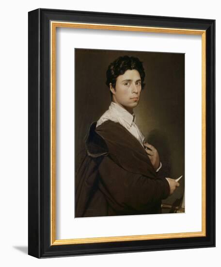 Autoportrait à l'âge de 24 ans-Jean-Auguste-Dominique Ingres-Framed Giclee Print