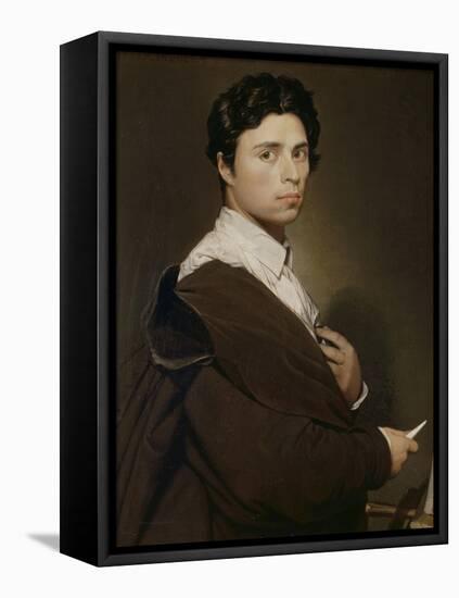 Autoportrait à l'âge de 24 ans-Jean-Auguste-Dominique Ingres-Framed Premier Image Canvas