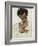 Autoportrait a La Tete Baissee. Peinture De Egon Schiele (1890-1918), Huile Sur Bois, 1912. Art Aut-Egon Schiele-Framed Giclee Print