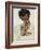 Autoportrait a La Tete Baissee. Peinture De Egon Schiele (1890-1918), Huile Sur Bois, 1912. Art Aut-Egon Schiele-Framed Giclee Print