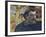 Autoportrait au Christ jaune-Paul Gauguin-Framed Giclee Print