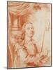 Autoportrait - Oeuvre De Alexander (Alexandre) Roslin (1718-1793), Sanguine Sur Papier, 18Eme Siecl-Alexander Roslin-Mounted Giclee Print