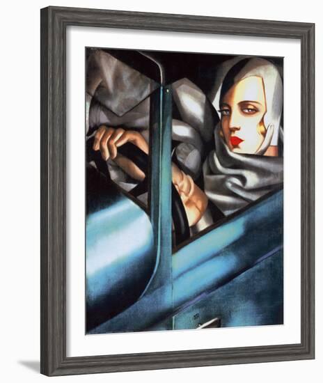 Autoportrait-Tamara de Lempicka-Framed Art Print