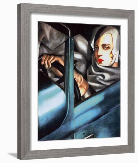 Autoportrait-Tamara de Lempicka-Framed Art Print