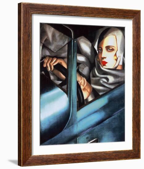 Autoportrait-Tamara de Lempicka-Framed Art Print