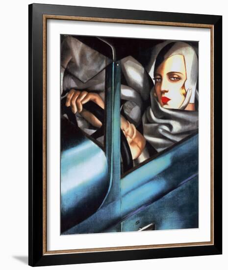 Autoportrait-Tamara de Lempicka-Framed Art Print