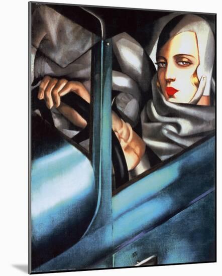 Autoportrait-Tamara de Lempicka-Mounted Art Print