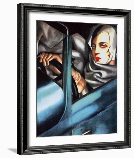 Autoportrait-Tamara de Lempicka-Framed Art Print