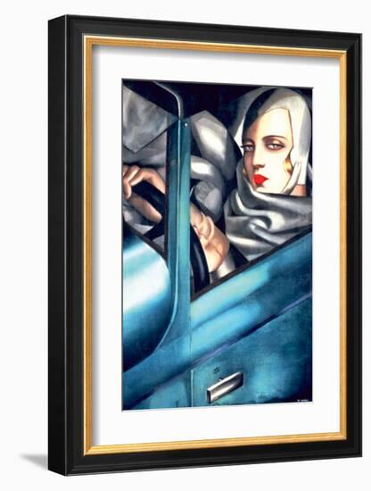 Autoportrait-Tamara de Lempicka-Framed Premium Giclee Print