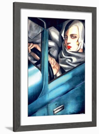 Autoportrait-Tamara de Lempicka-Framed Premium Giclee Print