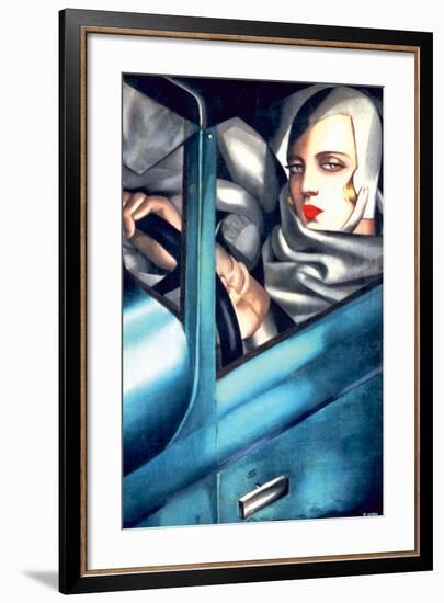 Autoportrait-Tamara de Lempicka-Framed Premium Giclee Print