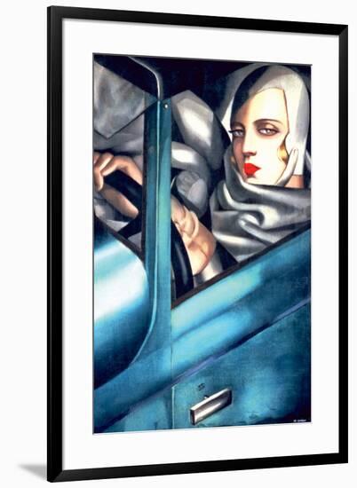 Autoportrait-Tamara de Lempicka-Framed Premium Giclee Print