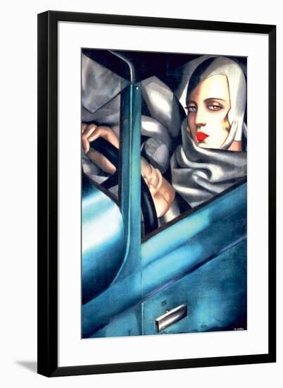 Autoportrait-Tamara de Lempicka-Framed Premium Giclee Print