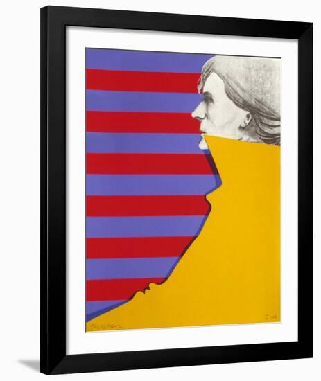 Autoportrait-Miguel Angel Yrazazabal-Framed Serigraph