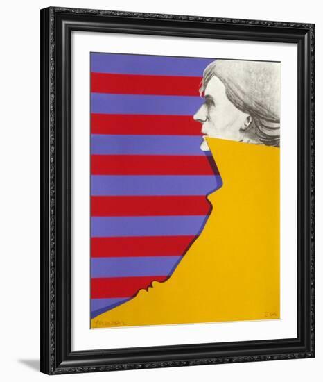 Autoportrait-Miguel Angel Yrazazabal-Framed Serigraph