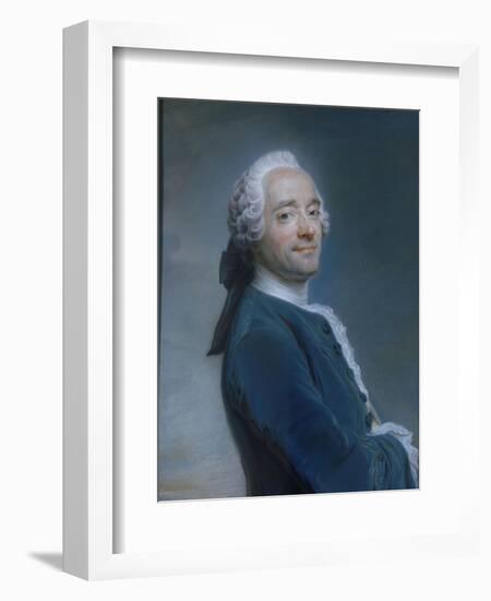 Autoportrait-Maurice Quentin de La Tour-Framed Giclee Print