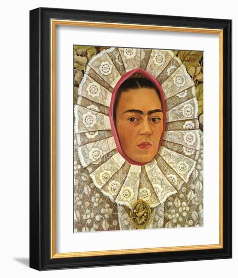 Autoritratto 1948-Frida Kahlo-Framed Art Print