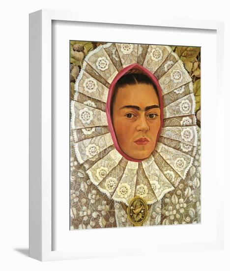 Autoritratto 1948-Frida Kahlo-Framed Art Print