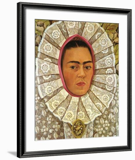 Autoritratto 1948-Frida Kahlo-Framed Art Print