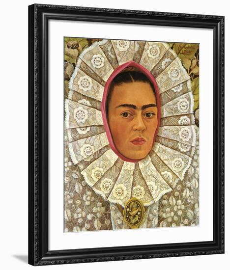 Autoritratto 1948-Frida Kahlo-Framed Art Print