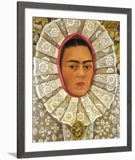 Autoritratto 1948-Frida Kahlo-Framed Art Print