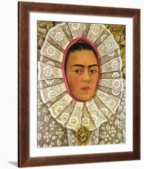 Autoritratto 1948-Frida Kahlo-Framed Art Print