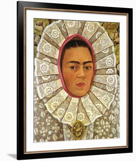 Autoritratto 1948-Frida Kahlo-Framed Art Print