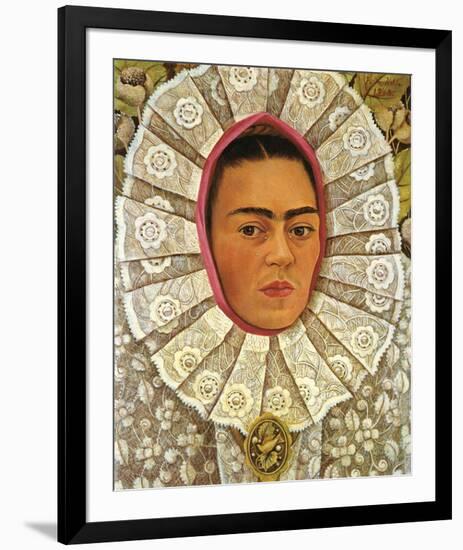 Autoritratto 1948-Frida Kahlo-Framed Art Print