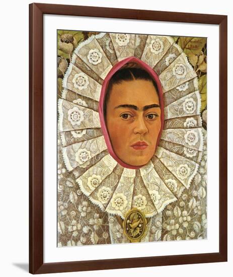 Autoritratto 1948-Frida Kahlo-Framed Art Print