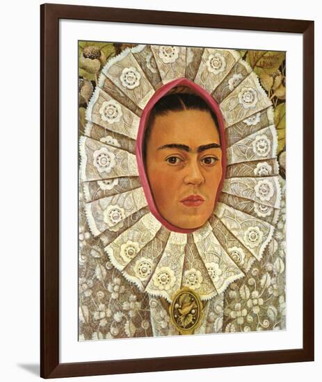 Autoritratto 1948-Frida Kahlo-Framed Art Print