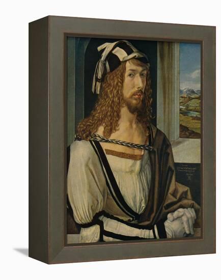 'Autorretrato', (Self-portrait), 1498, (c1934)-Albrecht Durer-Framed Premier Image Canvas