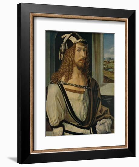 'Autorretrato', (Self-portrait), 1498, (c1934)-Albrecht Durer-Framed Giclee Print