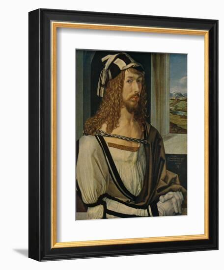 'Autorretrato', (Self-portrait), 1498, (c1934)-Albrecht Durer-Framed Giclee Print