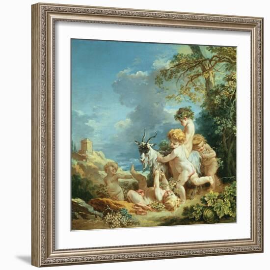 Autumn, 1731-Francois Boucher-Framed Giclee Print