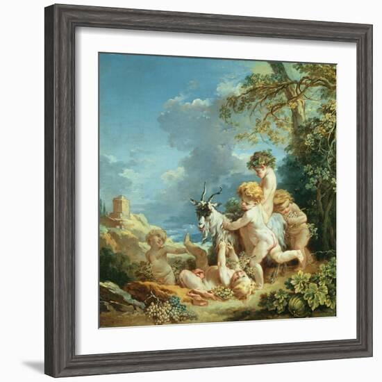 Autumn, 1731-Francois Boucher-Framed Giclee Print