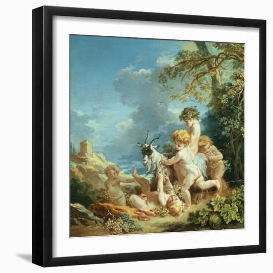 Autumn, 1731-Francois Boucher-Framed Premium Giclee Print