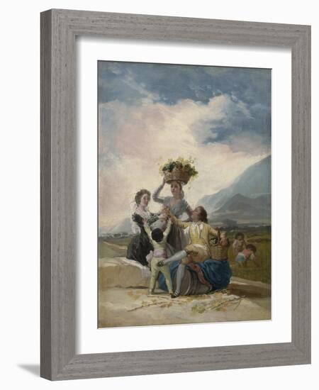 Autumn, 1786 (Oil on Canvas)-Francisco Jose de Goya y Lucientes-Framed Giclee Print