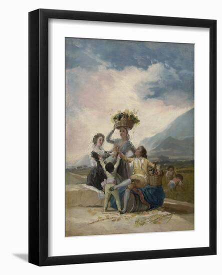 Autumn, 1786 (Oil on Canvas)-Francisco Jose de Goya y Lucientes-Framed Giclee Print