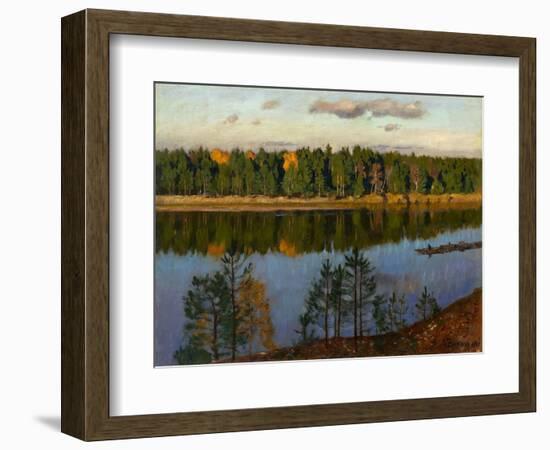 Autumn, 1930 (Oil on Canvas)-Stanislav Yulianovich Zhukovsky-Framed Giclee Print