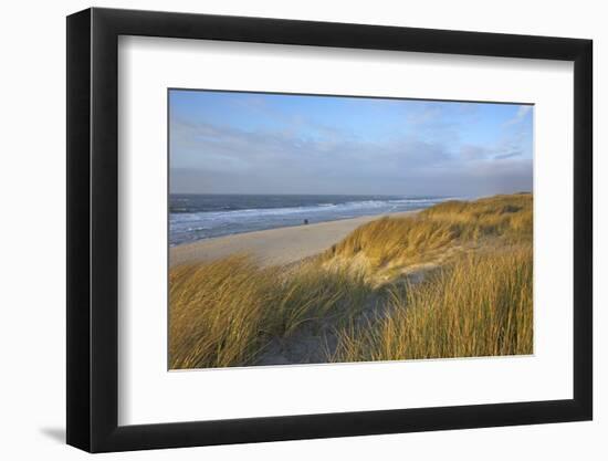 Autumn Afternoon on the Beach of the Dunes of Rantum-Uwe Steffens-Framed Photographic Print