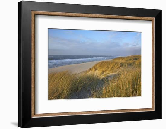 Autumn Afternoon on the Beach of the Dunes of Rantum-Uwe Steffens-Framed Photographic Print