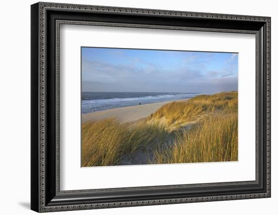 Autumn Afternoon on the Beach of the Dunes of Rantum-Uwe Steffens-Framed Photographic Print