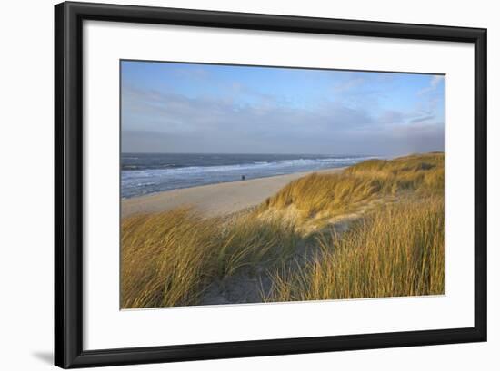 Autumn Afternoon on the Beach of the Dunes of Rantum-Uwe Steffens-Framed Photographic Print