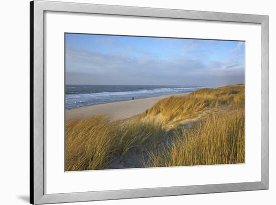 Autumn Afternoon on the Beach of the Dunes of Rantum-Uwe Steffens-Framed Photographic Print